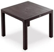 Novussi - Маса "CLASSI RATTAN" 90х90cm кафява (R001)