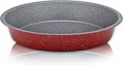 Тава за печене Oliver Voltz OV51222RR32, 32 см, Мраморно покритие, Червен