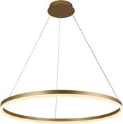 Brilagi - Димируем LED полилей на кабел CIRCLE LED/55W/230V 3000-6500K златист + дистанционно управление