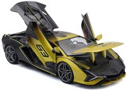 Bburago Plus - модел на кола 1:18 - Lamborghini Sian FKP 37 с преливащи цветове
