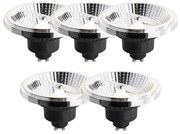 Комплект от 5 GU10 димируеми LED крушки 111мм 10.5W 770 лм 3000K