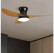 Brilagi LED регулируем таванен вентилатор 30W 230V 3000-6500K черно/кафяв + DO