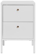 Бяло метално нощно шкафче Dalby – House Nordic