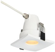 Azzardo AZ5391 - Лампа за вграждане в баня ROMOLO 1xGU10/50W/230V IP65 бял