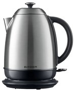 Електрическа кана BUYDEEM K640, 2400W, 1.7 л, Защита от кипене на сухо, Без BPA, LED, Инокс