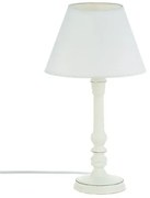 Настолна лампа atmosphera Leo, 36 cm - Бял