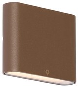 Модерен външен стенен аплик ръждяво кафяв 11,5 см с LED IP65 - Batt