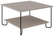 Сива масичка за кафе 80x80 cm Tonka - Marckeric