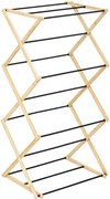 Сушилник за дрехи 5five Black Bamboo Accordion, Бамбук Бежов, 7 m