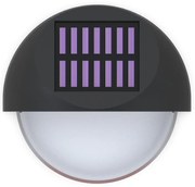 Aigostar - LED соларен стенен фенер 1W 1,2V черен 2700K IP44