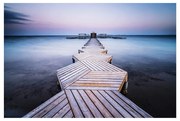 Картина 113x85 cm Twilight Pier – Styler