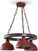 Полилей на верижка VIRIONI 3xE27/60W/230V