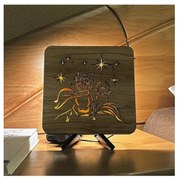 Li-Go 5788/DUB2 - LED настолна декорация LED/12W/230V 19x19 см дъб/Малкият принц