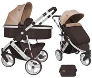 Бебешка количка 2в1 CALIBRA 3 Lorelli - Brown&Beige