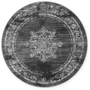 Сив кръгъл килим ø 160 cm Gloria Lydia – Hanse Home