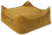 Кафяв детски пуф от букле Square – Wigiwama