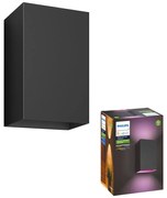 Philips 17464/30/P7 - LED RGB Екстериорна лампа Hue RESONATE 2xLED/8W/230V IP44