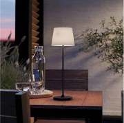 Eglo 75934 - LED настолна лампа LEONERO, зареждаема, с димер LED/3,8W/5V 2000mAh черна/кремава