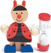 Bigjigs - Поставка за четка за зъби с пясъчен таймер