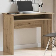 855977 vidaXL Бюро, дъб артизан, 90x50x74 см, инженерно дърво