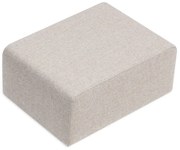 Светлосива табуретка за крака от смес от вълна и лен Hugg - Gazzda