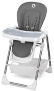 Lionelo - Детско столче за хранене LINN PLUS бял/сив