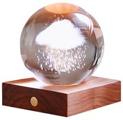 Тъмнокафява светлинна декорация с USB Amber – Gingko