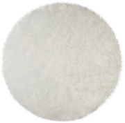 Бял кръгъл килим ø 120 cm Sheepskin - Flair Rugs