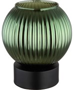 Globo 15638TG - Настолна лампа ZUMBA 1xE27/25W/230V Ø 15 см зелен