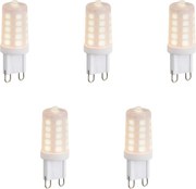 Комплект от 5 G9 димируеми LED крушки Опал 1.2W 100 lm 2200K