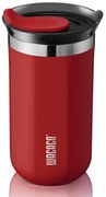 Термочаша Wacaco Octaroma Lungo Carmine Red, 300ml, Вакуумно изолирана, Двойни стени, Без BPA, Червен