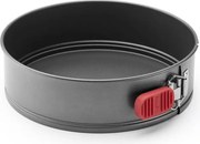 Форма за печене с падащо дъно Lekue 1009475, Ø24 см, Керамично незалепващо покритие, Карбонова стомана, От +4°C до +240°C, Черен/Червен