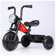 QPlay - Детска триколка TRIDURO черен/червен