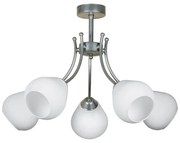 Плафон КОРОНА, хром, 5xE27