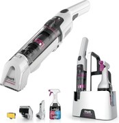 Безжична прахосмукачка за петна Shark StainForce HX100EUT, 100W, 15 мин, Килими, Тапицерия, Матраци, Самопочистване, Бял