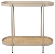 Бежова конзолна маса 39x85 cm Amaya – White Label