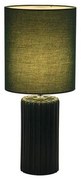 Searchlight EU22353GR - Настолна лампа GROOVE 1xE14/60W/230V зелена