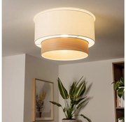 Brilagi - LED плафон CERIA 1xE27/40W/230V Ø 50 см бял/бежов