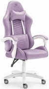 Геймърски стол HC-1000 PURPLE - кадифена тъкан