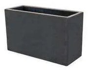 Serinova - Пластмасова кашпа 100xh40см, 50л, антрацит-(PD100)