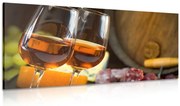 Картина на платно – Розово вино в чаши
