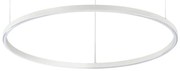 Ideal Lux - LED полилей на кабел ORACLE SLIM LED/37W/230V 3000K Ø 70 см бял