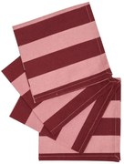 Комплект салфетки atmosphera Cherry, Памук, Червен, 40x40 cm, 4 бр