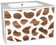 Конзолен PVC шкаф ICP 8045, Inter Ceramic, с умивалник, 80x43.5x55см