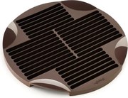 Форма за печене на солети и гризини Lekue 1009038, 240 мл, До 30 солети, Ø25x1.9 см, -60 до +220C, Кафяв