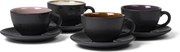 Черни керамични чаши в комплект 4 бр. 240 ml Gastro Black/Mix – Bitz