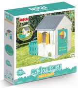 DOLU Градинска къща с ограда и отвор за домашен любимец 122x156x104см.