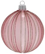 Стъклени ръчно издухани коледни топки в комплект 3 бр. ø 8 cm – Ego Dekor