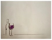 Хартиена подложка за хранене 30x40см с декор "Вино" крем (TVSB VN)-ПАКЕТ 250бр LUNI PAPER - Horecano