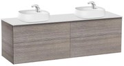 Мебел за два умивалника, с четири чекмеджета A851407402, 160х50.5х52.5см